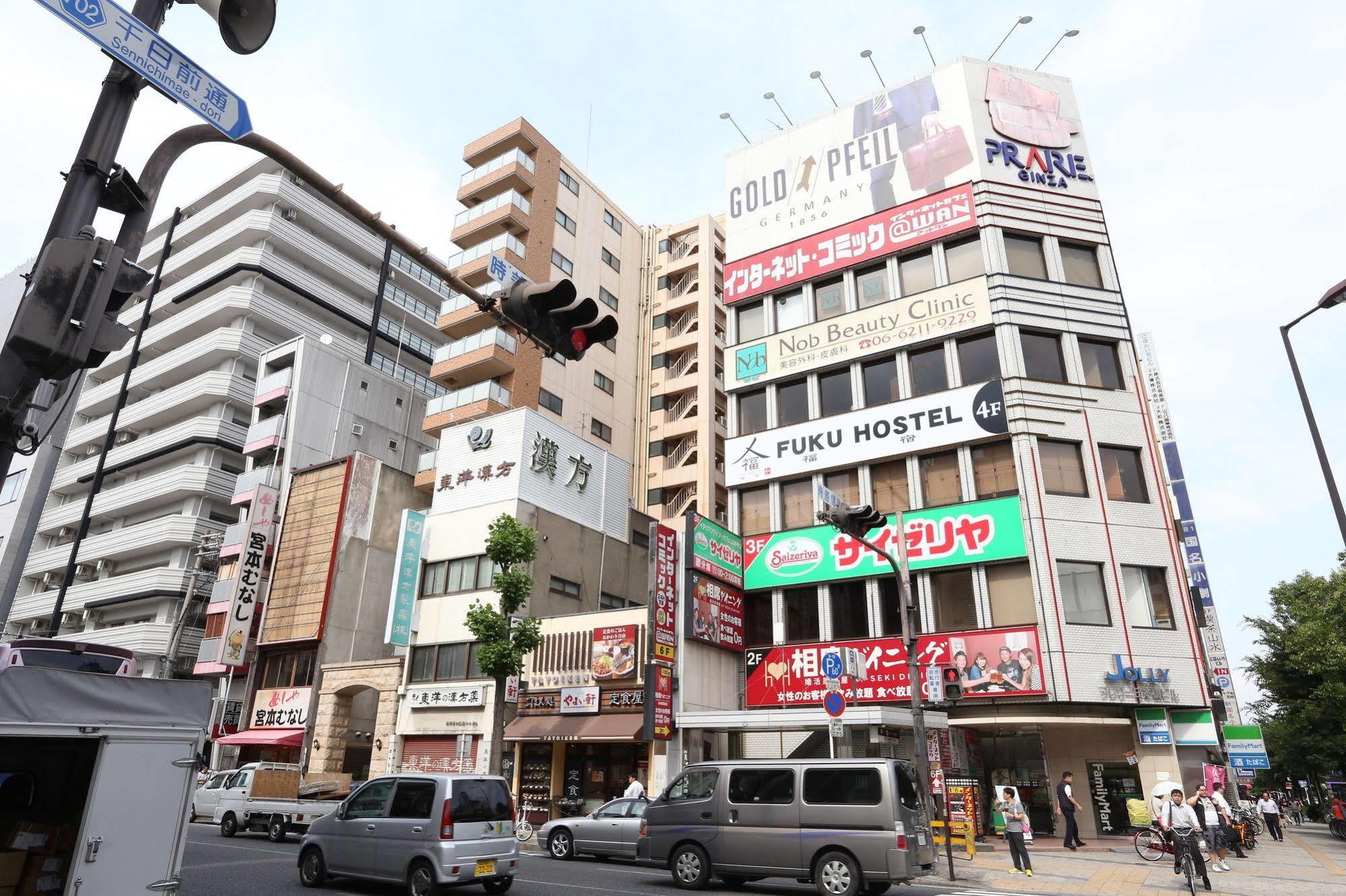 Fuku Hostel Nagomi Namba Oszaka Kültér fotó